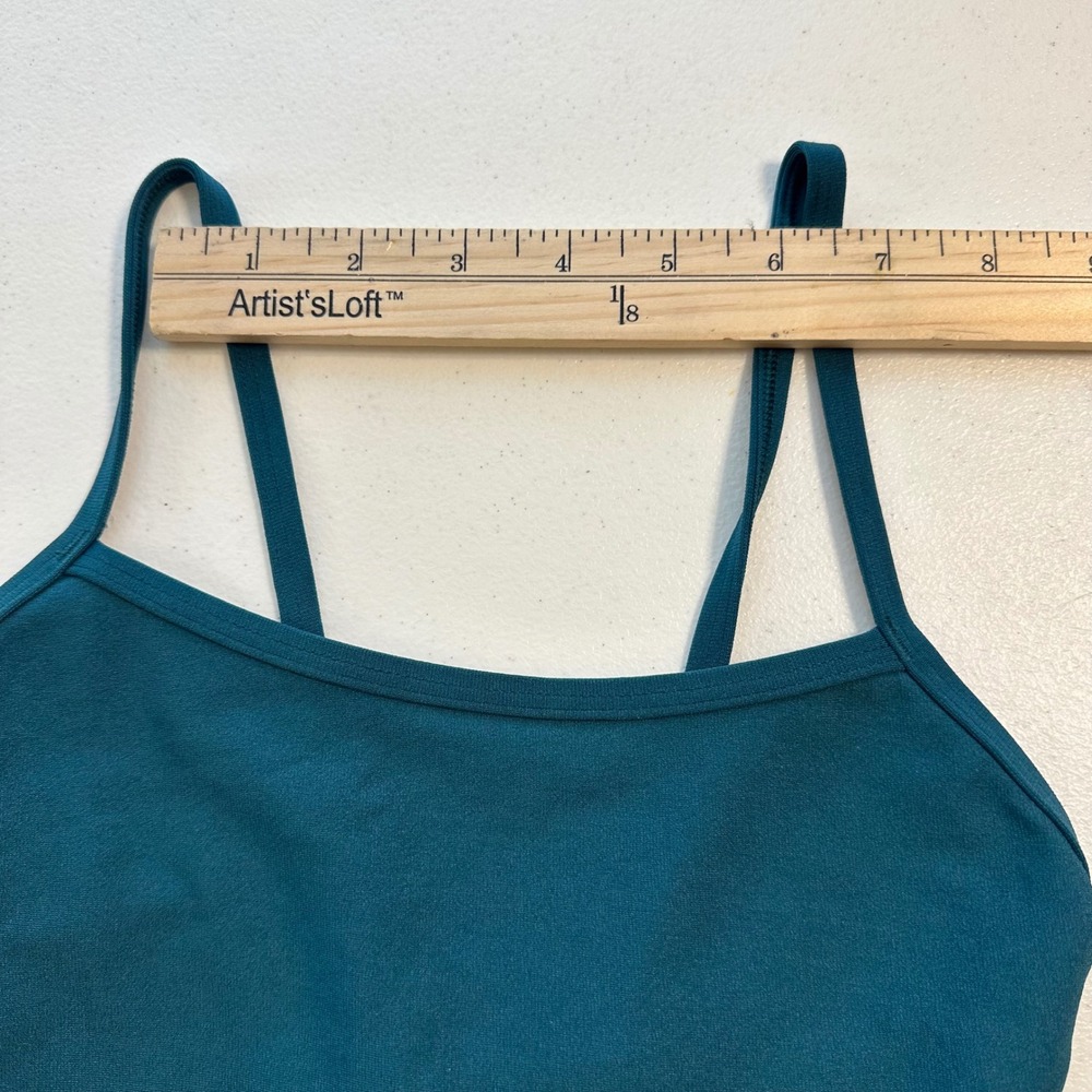 JOLYN Alyssa One Piece Swimsuit Size 34 US 8/10 Teal Open Back Athletic - Picture 6 of 12